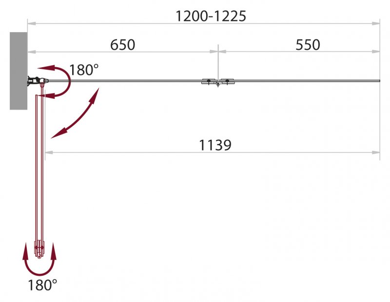 SELA-V-21-120/140-Ch-Cr-R Душевое ограждения на борт вынны BELBAGNO Китай  - Вид №1