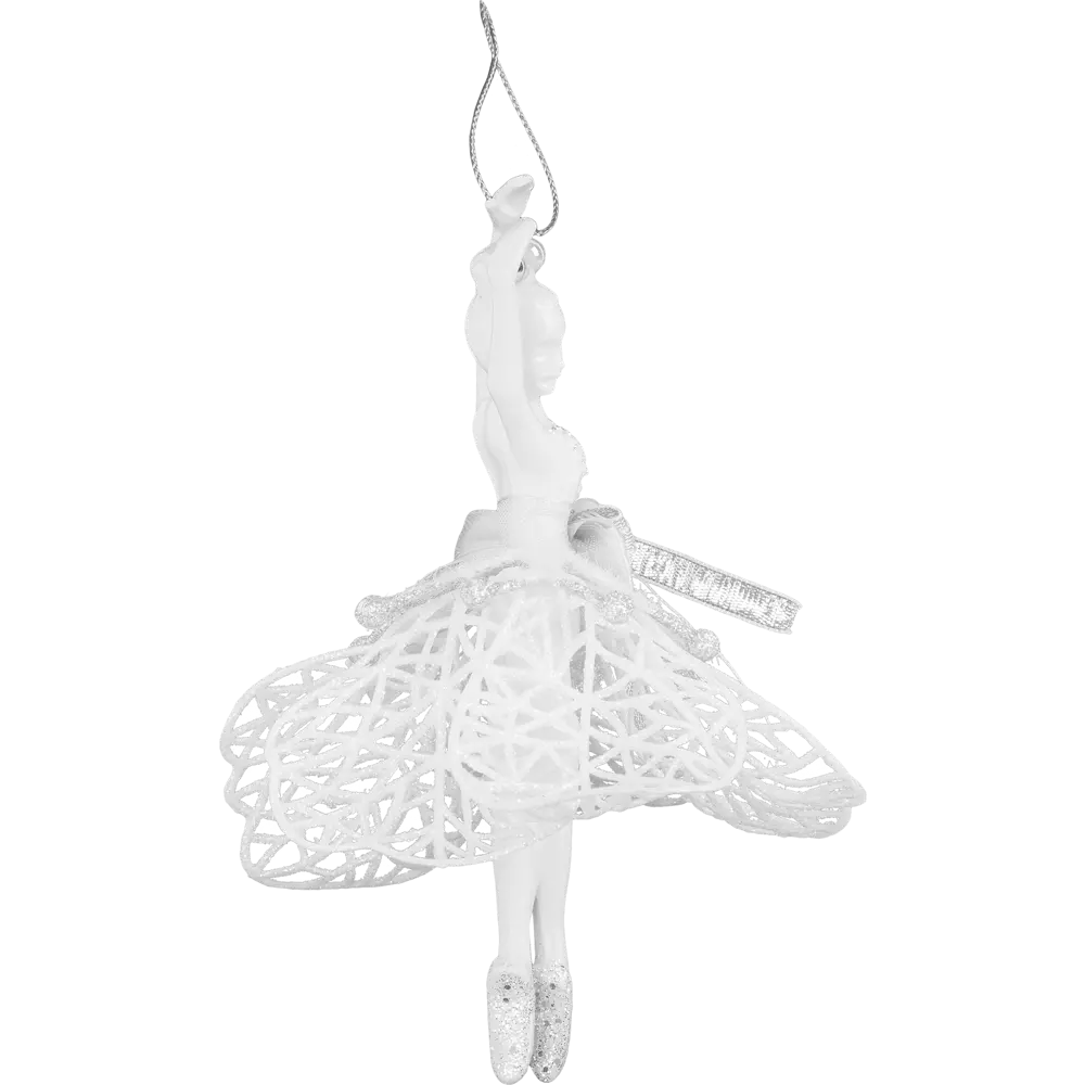 84884204 Новогоднее украшение Балерина 15x13 см цвет белый STLM-0951220 Santreyd  - Вид №4
