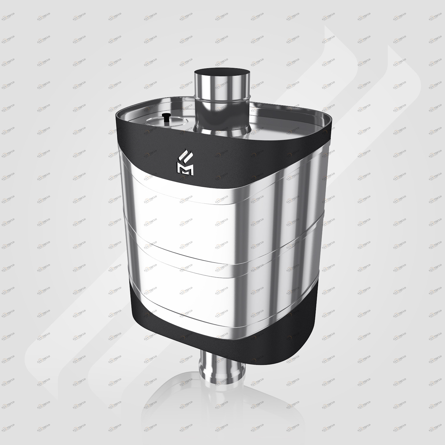 Бак-самовар MAGMA 73 л. (0,5 мм AISI 439) на трубе 6429