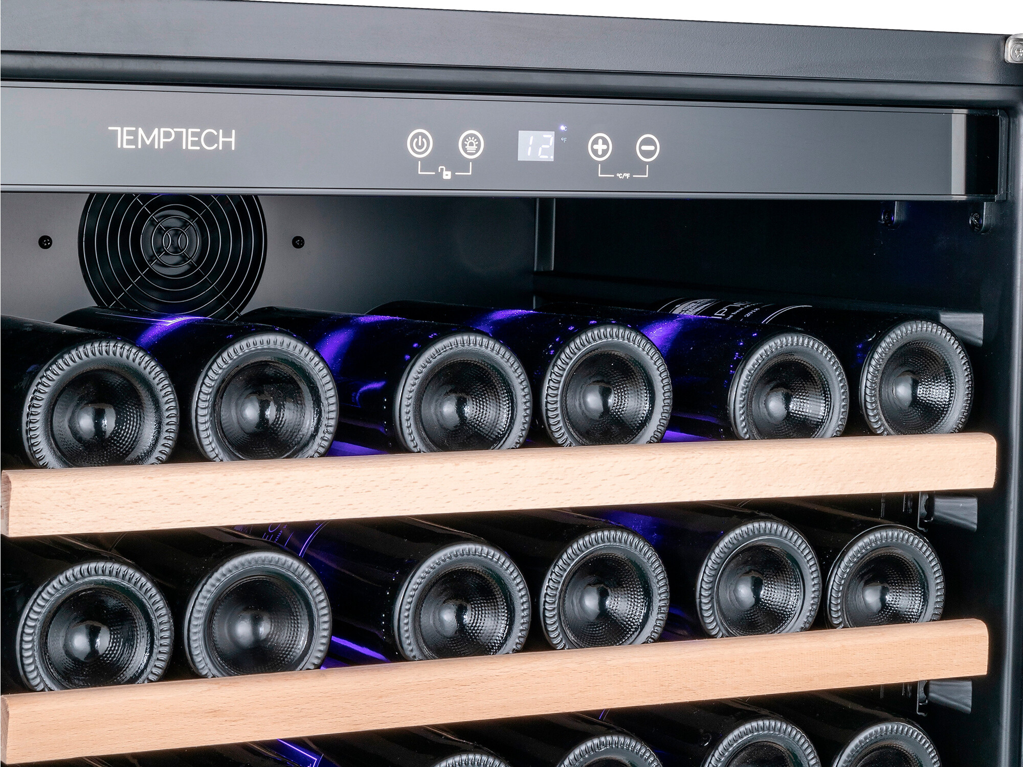 5360099 Винный шкаф Temptech WPQ60SCB серебристый, черный STDN-0024964 - Вид №6