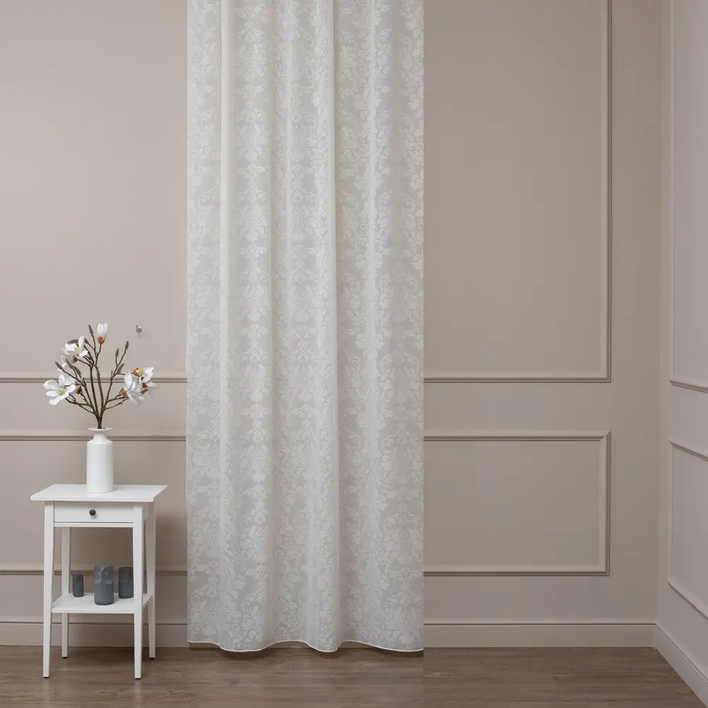 ЛТ тюль 1 п/м фентези жаккард renata молочный 300 см TEX REPUBLIC STLM-2141871 - Вид №1