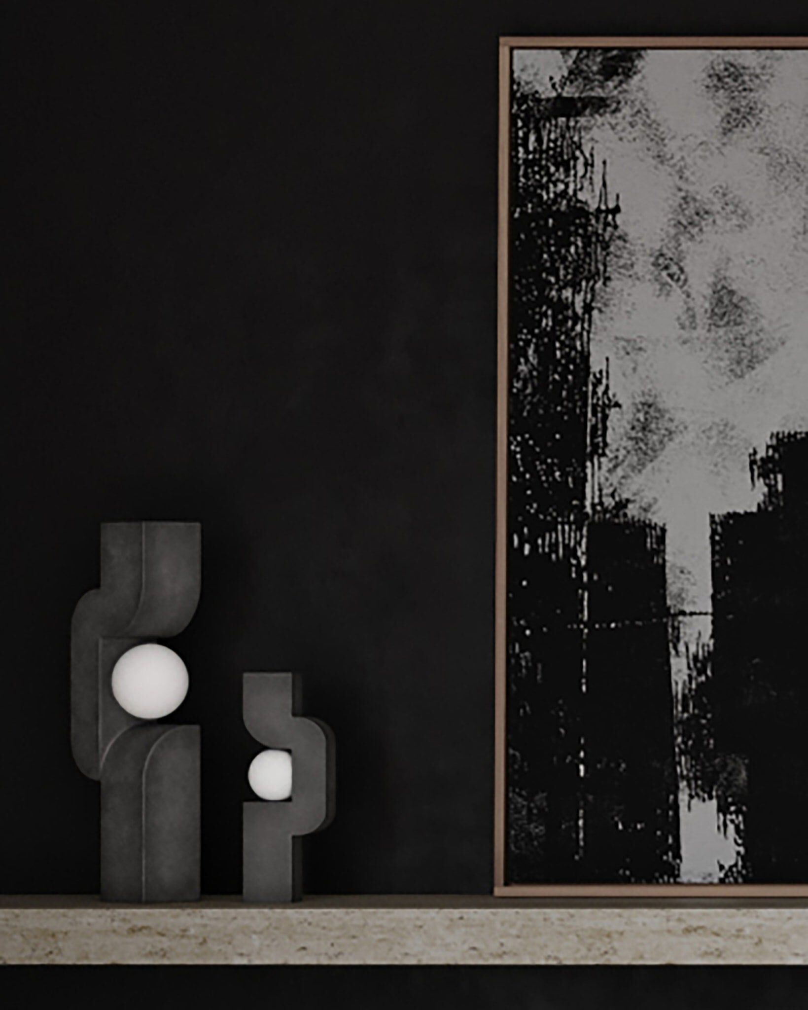 Керамическая настольная лампа 101 Copenhagen сидящий человек ARCH-00100274 - Вид №5