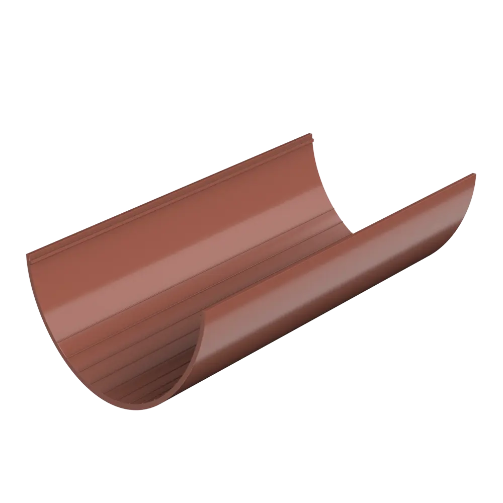 Желоб водосточный Verat 125x2000 мм цвет красный ТЕХНОНИКОЛЬ STLM-2157157