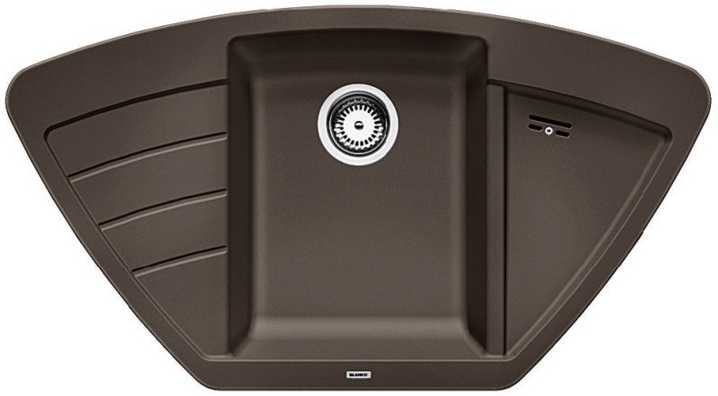 515074 Кухонная мойка Blanco Zia 9 E кофе  Blanco Zia Кофе - Вид №11