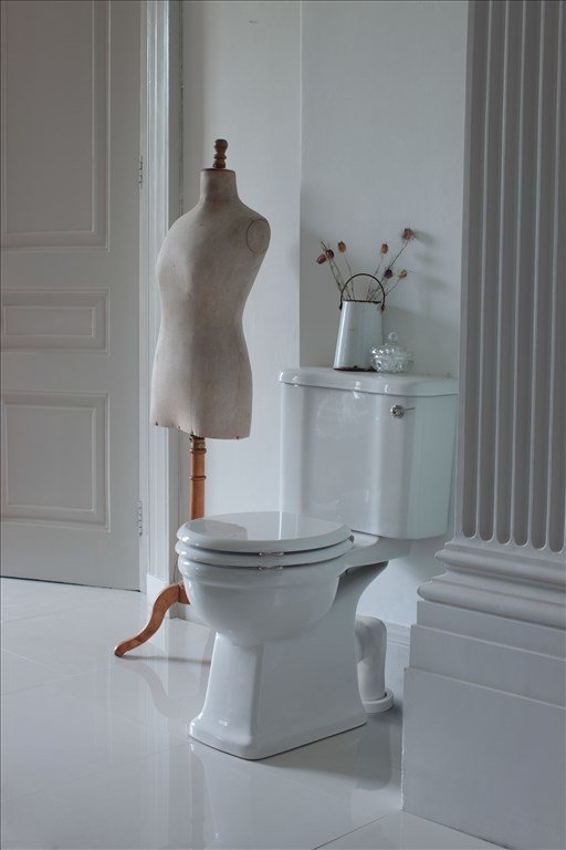 ARC3, ARC5, A69 CHR Компакт унитаз с бачком Белый Burlington Arcade Англия - Вид №4