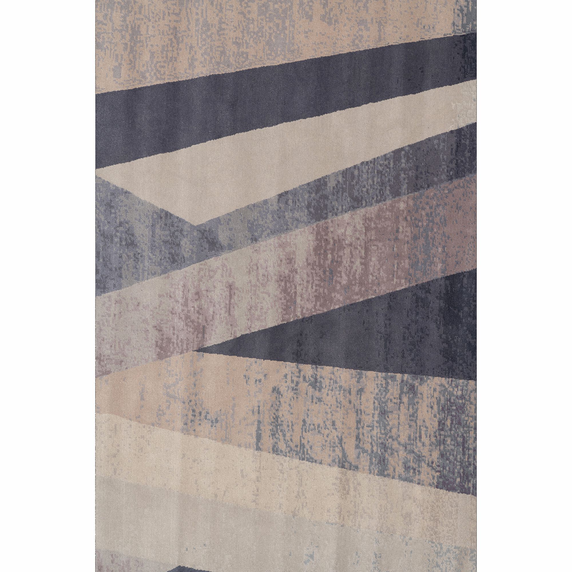 Индийский ковер ручной работы из новозеландской шерсти и чистого китайского шелка Mantellassi 1926 INTERSECTED LINES ARCH-00134744 - Вид №3