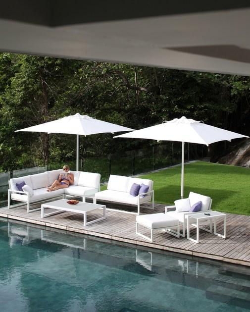 Royal Botania Угловое садовое кресло с обивкой из батилина® Ninix lounge sun-id-1411559 - Вид №3