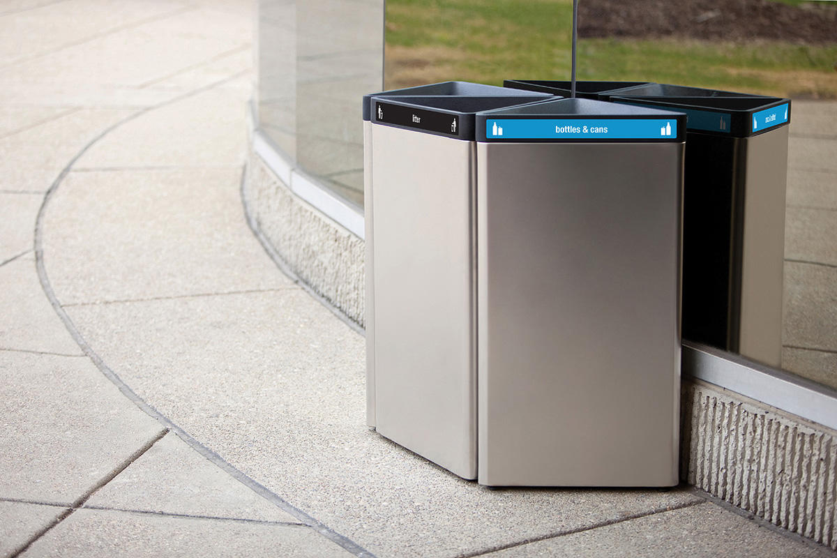 FSRT184 Триада мусор и контейнер для вторичной переработки  Forms-surfaces 