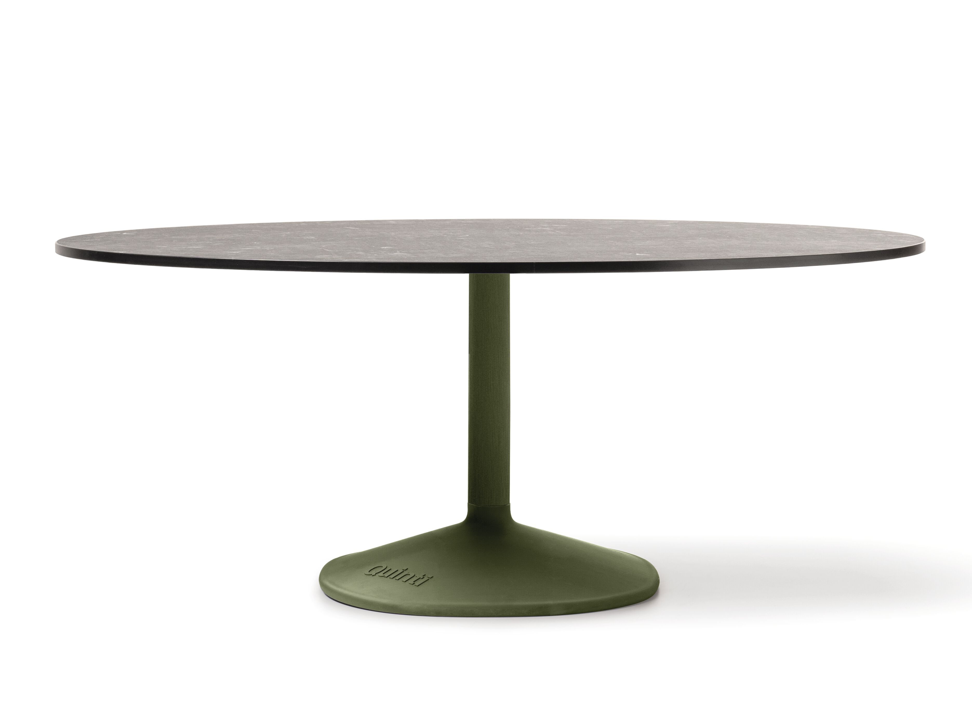 Овальный обеденный стол с центральным основанием Quinti Sedute карнизы ARCH-00039966 - Вид №1