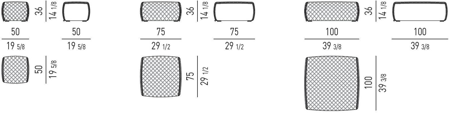 Minotti Пуф из кожи sun-id-1463255 - Вид №4