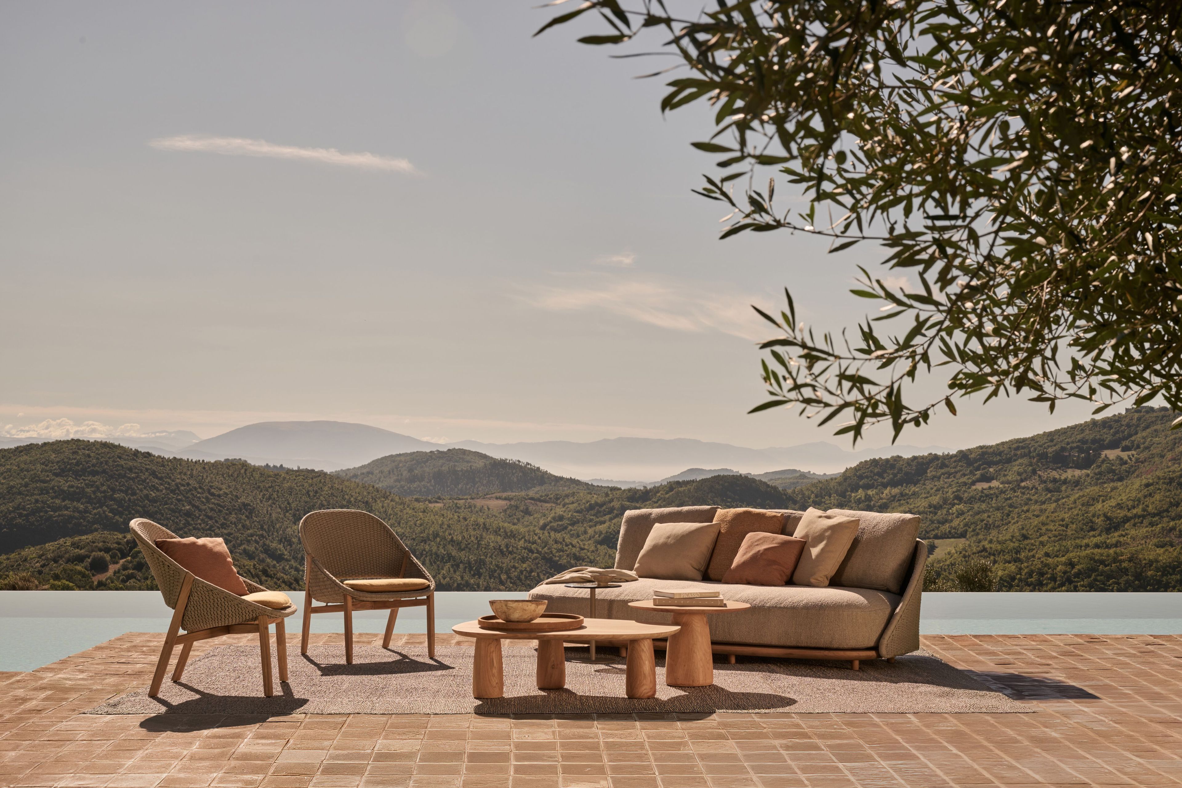 Садовый стол из тикового дерева TRIBÙ дюны ARCH-00078759 - Вид №1