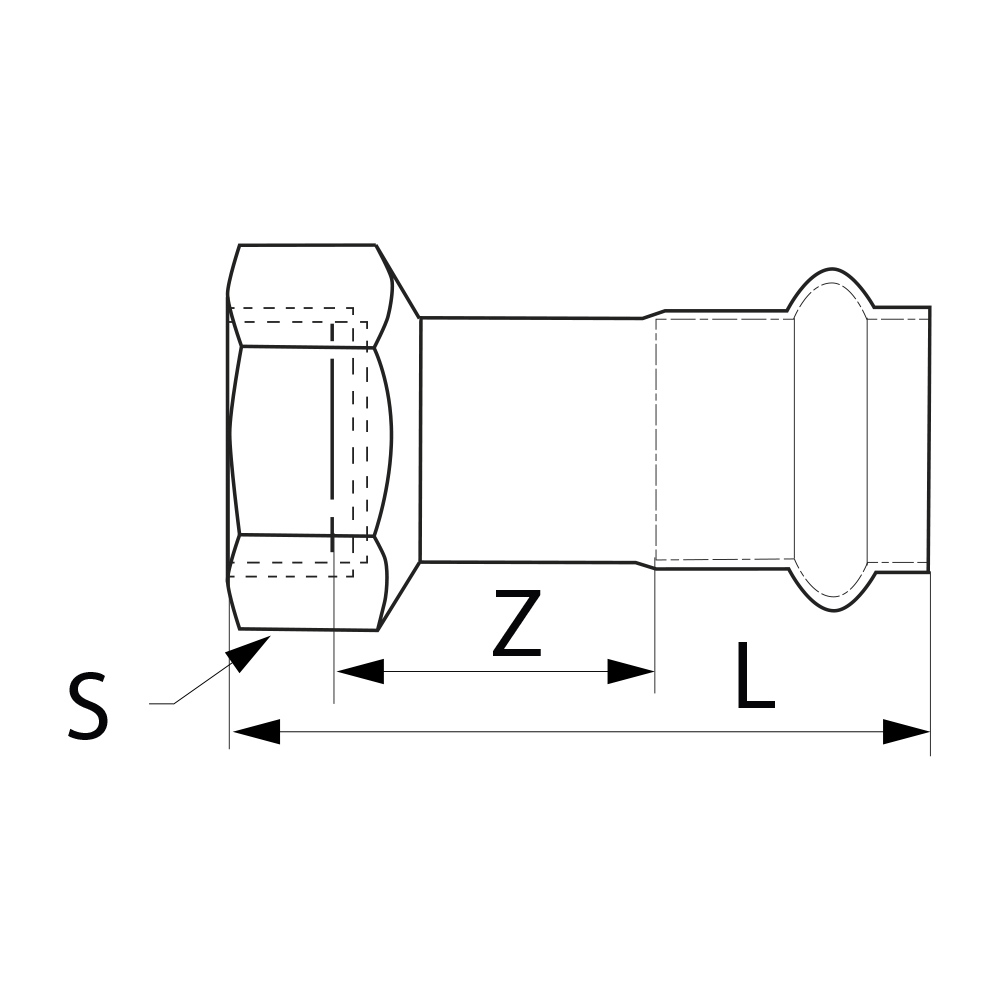 PS43550281000 Переходники Tece  - Вид №1