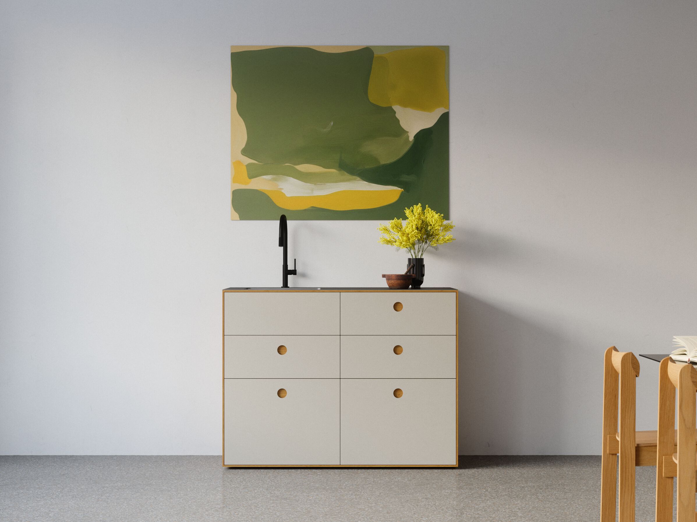 Встроенная кухня Neuvermoebelt TINY KITCHEN "HOME" ARCH-00126519 - Вид №1