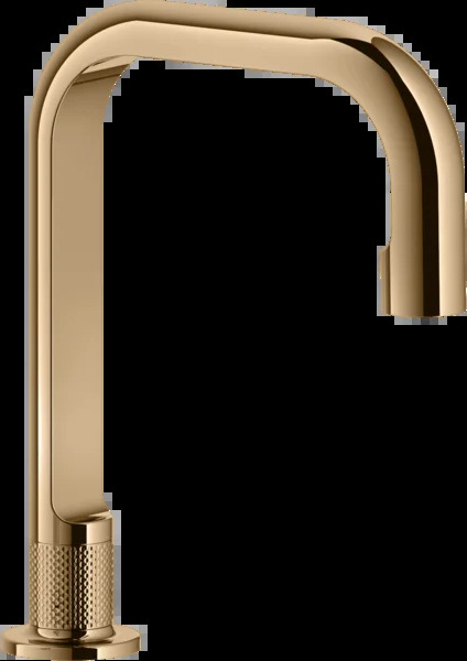 Носик для умывальника 58093 735 Gessi Inciso ТЕПЛАЯ БРОНЗА PVD