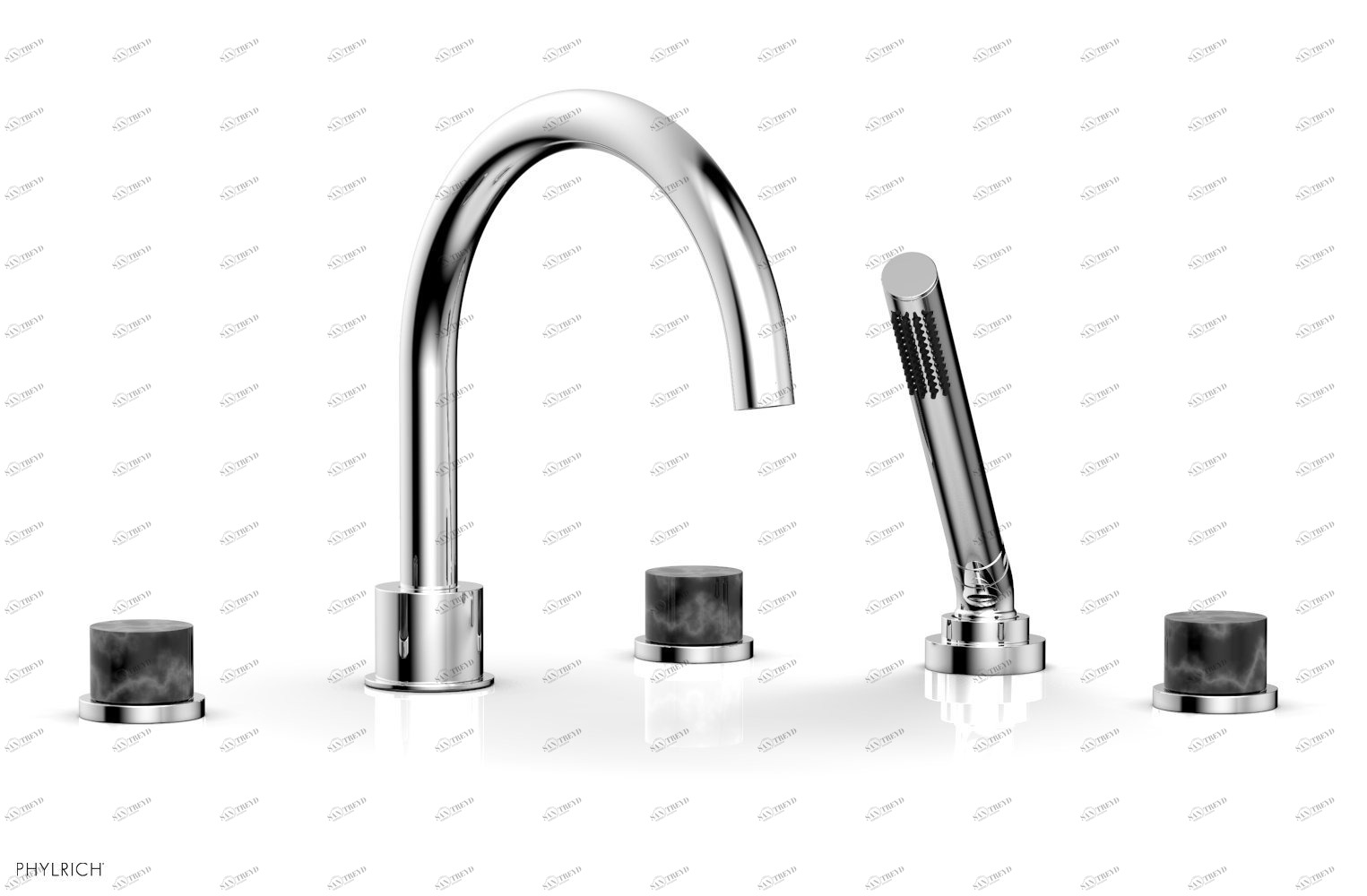 Смеситель для ванны BASIC II Phylrich  230-50-026 Хромированный 