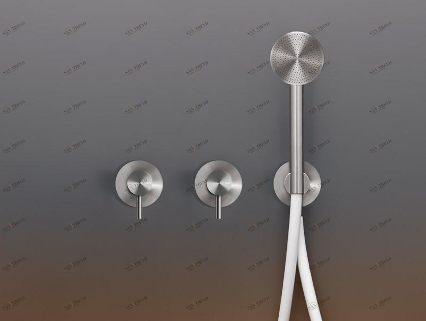 Ceadesign Настенный комплект из 2 смесителей для ванны / душа с ручным душем Gastone Gas 25 y