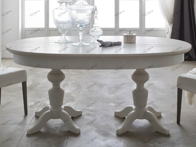 Callesella Arredamenti Овальный стол для гостиной из дерева sun-id-1409403