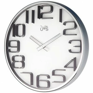 Часы настенные серебристые Tomas Stern 4002S TOMAS STERN ДИЗАЙНЕРСКИЕ 00-3872672 Серебро