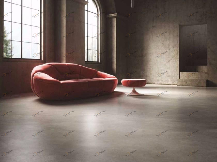 Litokol Пол из полимерной смолы с лопатчатой ​​текстурой с эффектом светотени Spaziocontinuo sun-id-1412755