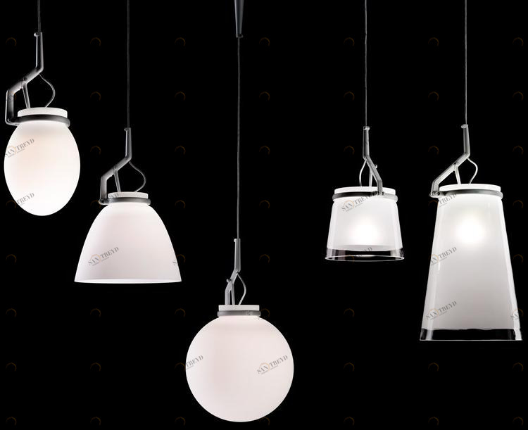 LUCEPLAN Led подвесной светильник с прямым светом из дутого стекла sun-id-1364604