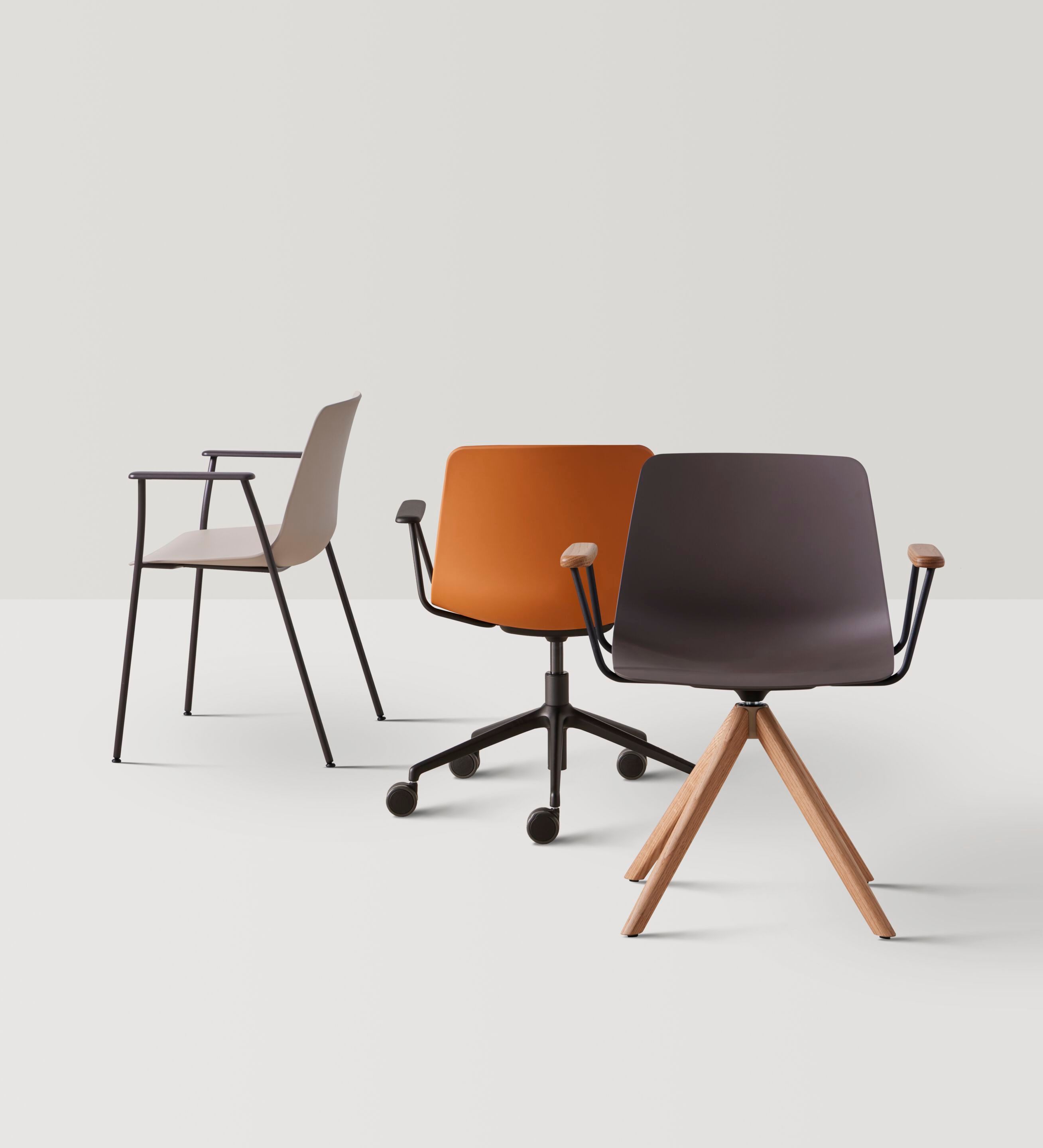 5 спиц ткань регулируемая высота операционный стул офис INCLASS Varya XL ARCH-00073671 - Вид №4