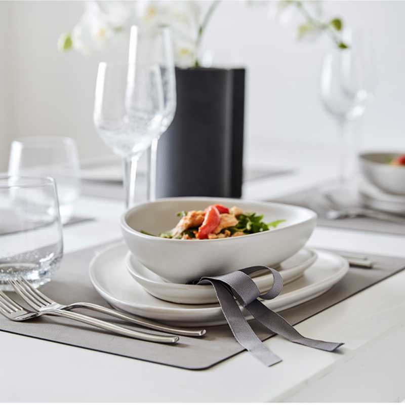 981170 NUPO light grey подстановочная салфетка прямоугольная 35x45 см, толщина 1,6 мм;LIND DNA  - Вид №1