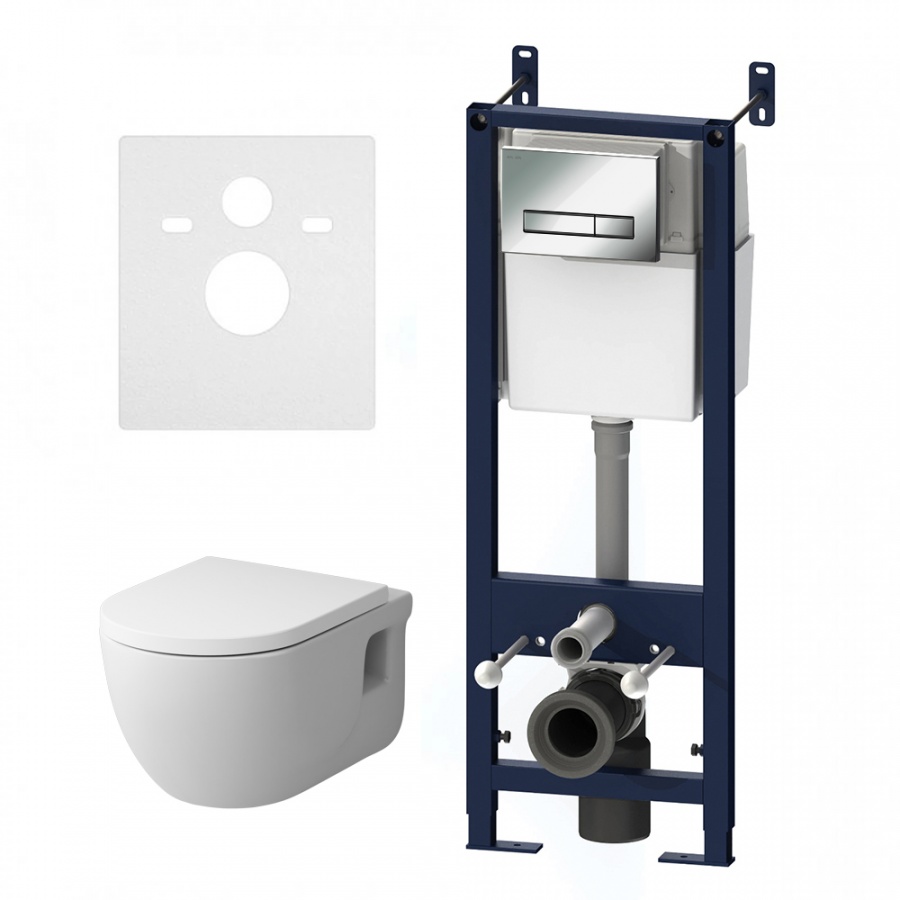 IS30251.801701 Инсталл с клав Start S хром глянц с подв унит FlashClean с сид м/лифт AM.PM Like - Вид №4