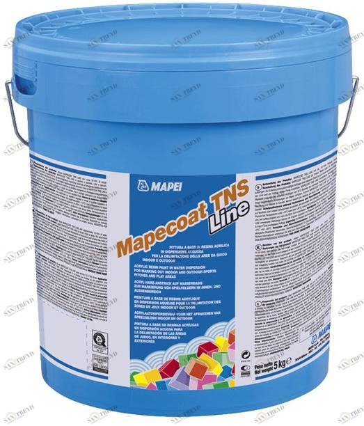 MAPEI Краска на основе акриловой смолы в водной дисперсии Prodotti per pavimentazioni sportive in resina sun-id-1376671