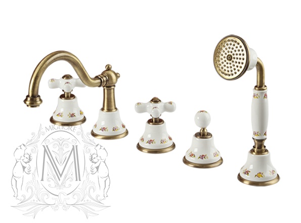 Смеситель MIGLIORE Provance ml.pro-8880 для ванны на 5 отверстий, хром ml.pro-8880.CR - Вид №2