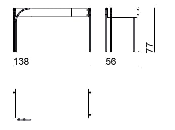 Деревянный туалетный столик Bizzotto Italia Нара ARCH-00115890 - Вид №6