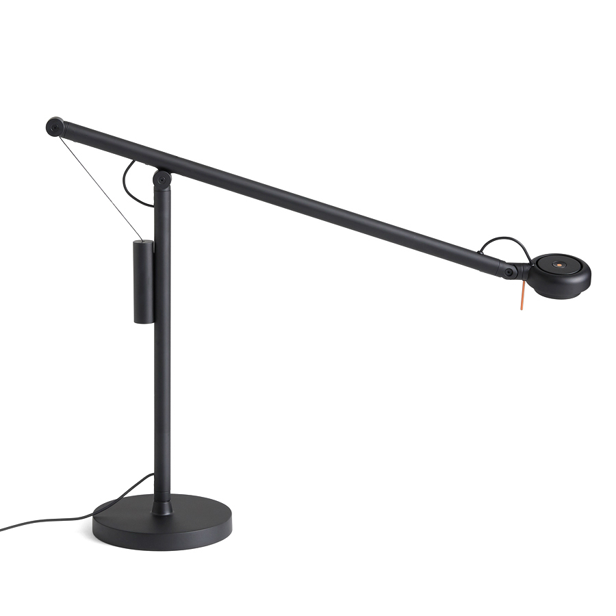 Лампа настольная Fifty-Fifty Mini, черная Hay 410217BLACK - Вид №1