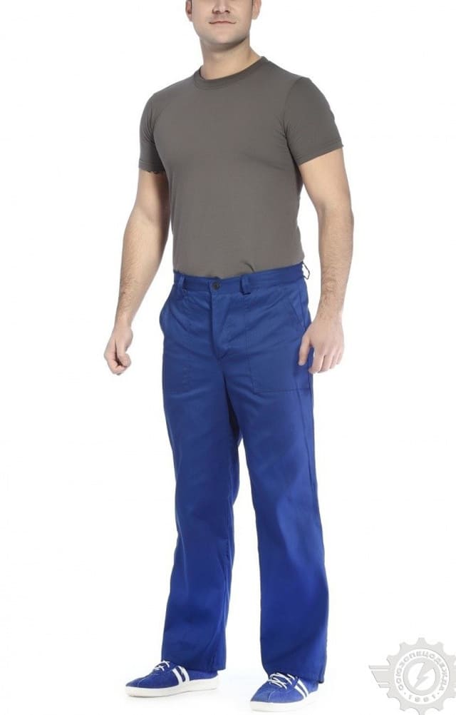 65397 Костюм "Труд" василек-серый  Летняя спецодежда  размер 52-54/182-188  - Вид №9