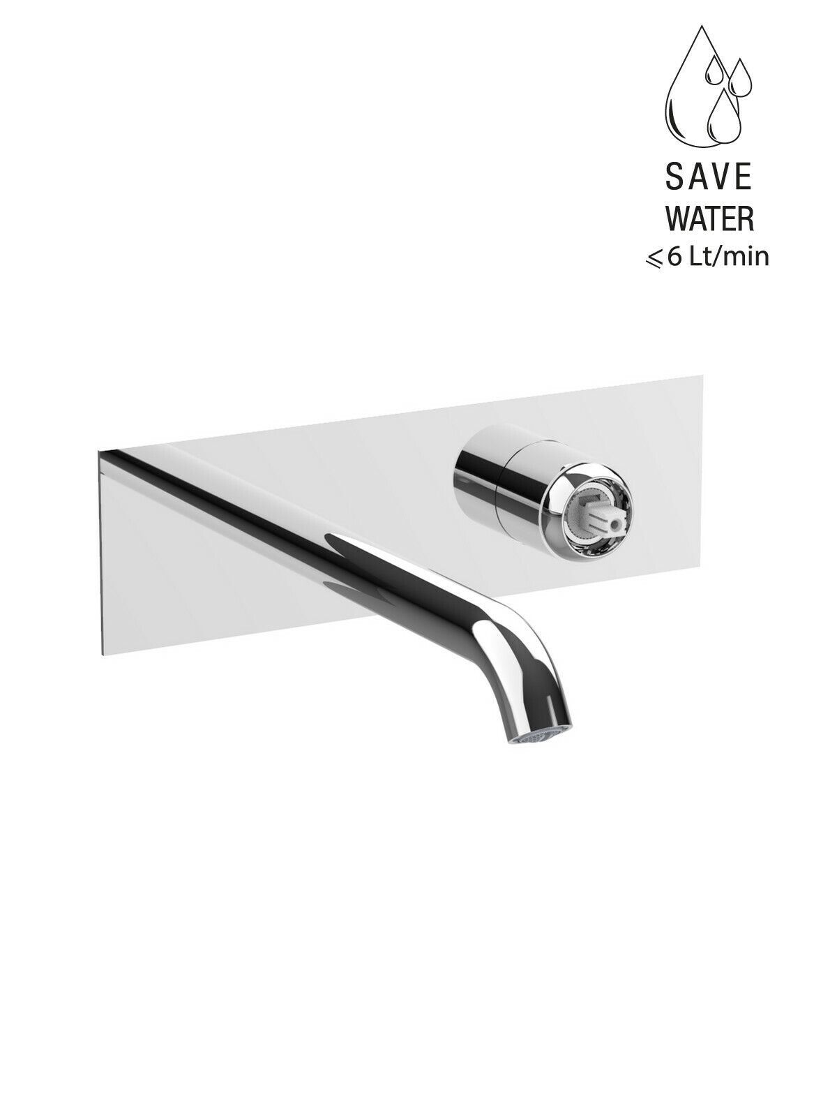 Настенный смеситель для раковины с 2 отверстиями без слива Rubinetterie Frattini Pepe XLS ARCH-00148159 - Вид №25