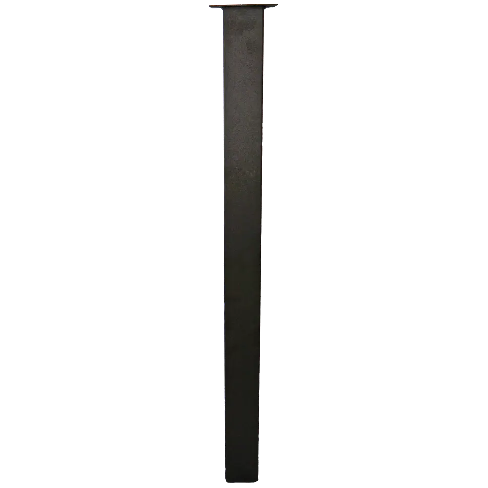 Ножка барная квадратная, 110-111.5 см сталь цвет чёрный, 4 шт DUCKANDDOG STLM-2131205