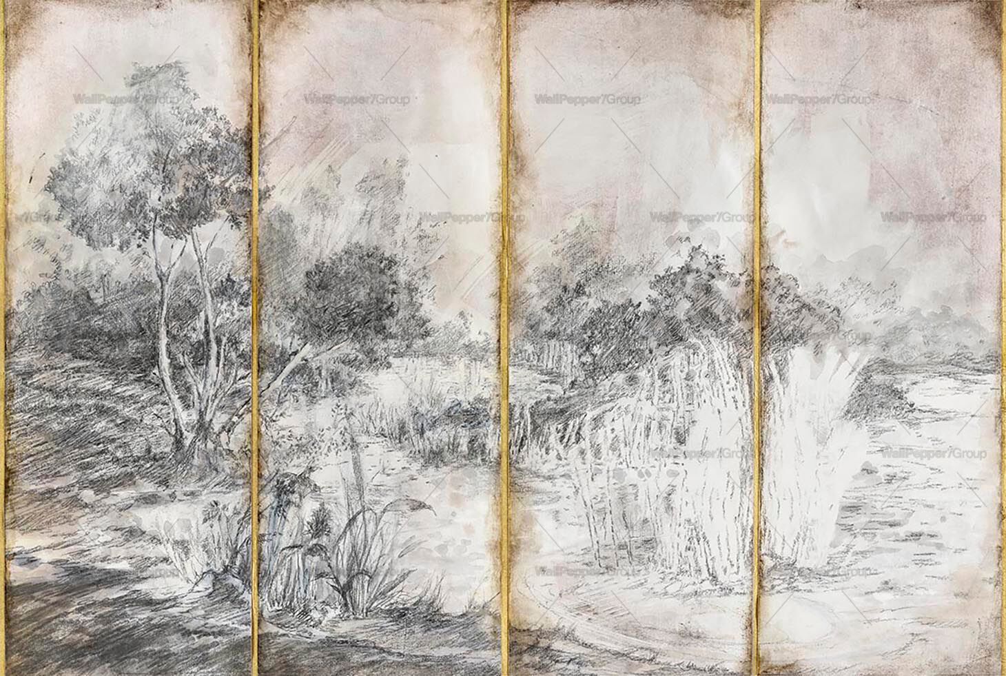 Восточные обои ПВХ бесплатно, экологически чистые, моющиеся WallPepper VUE SOLITAIRE ARCH-00044542 - Вид №2