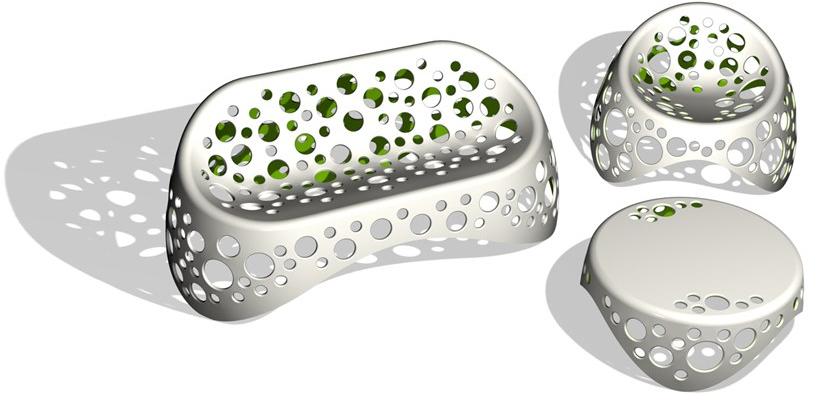 Giovannetti 2-местный садовый диван Moss sun-id-1396648 - Вид №2