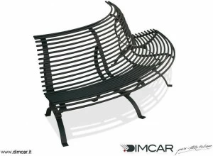 DIMCAR Изогнутая скамья с выпуклым боковым сиденьем Elite 298-bis-v