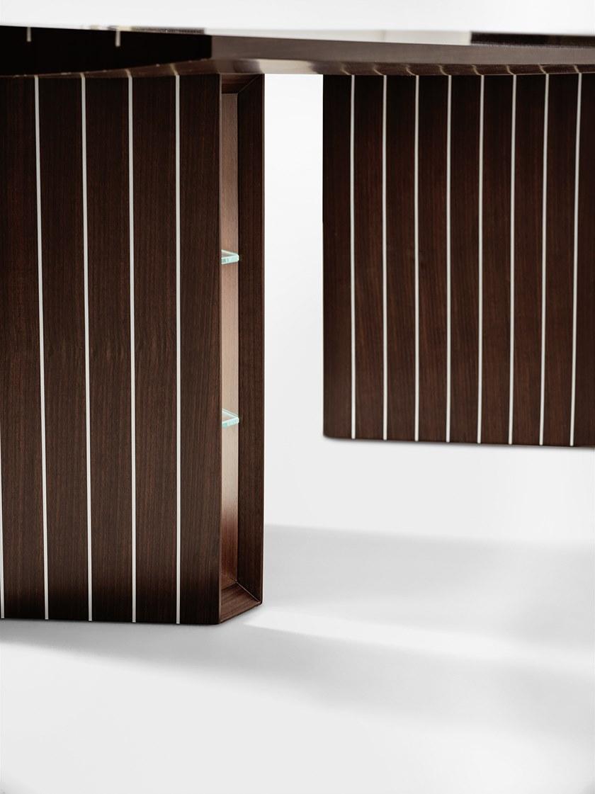 Gallotti&Radice Прямоугольный стол из розового дерева Prism sun-id-1512708 - Вид №4