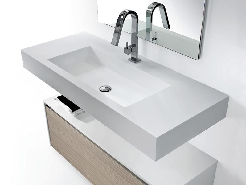 LASA IDEA Низкий шкаф для ванной с ящиками Metropolis sun-id-1414587 - Вид №1