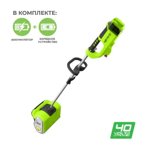 90705183 Снегоуборщик аккумуляторный бесщёточный Greenworks 2600807 30 см 40 В 1x5 Ач АКБ и ЗУ в комплекте STLM-1406162