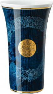 10654575 Rosenthal Ваза Rosenthal Династия 26см, фарфор, синяя Фарфор