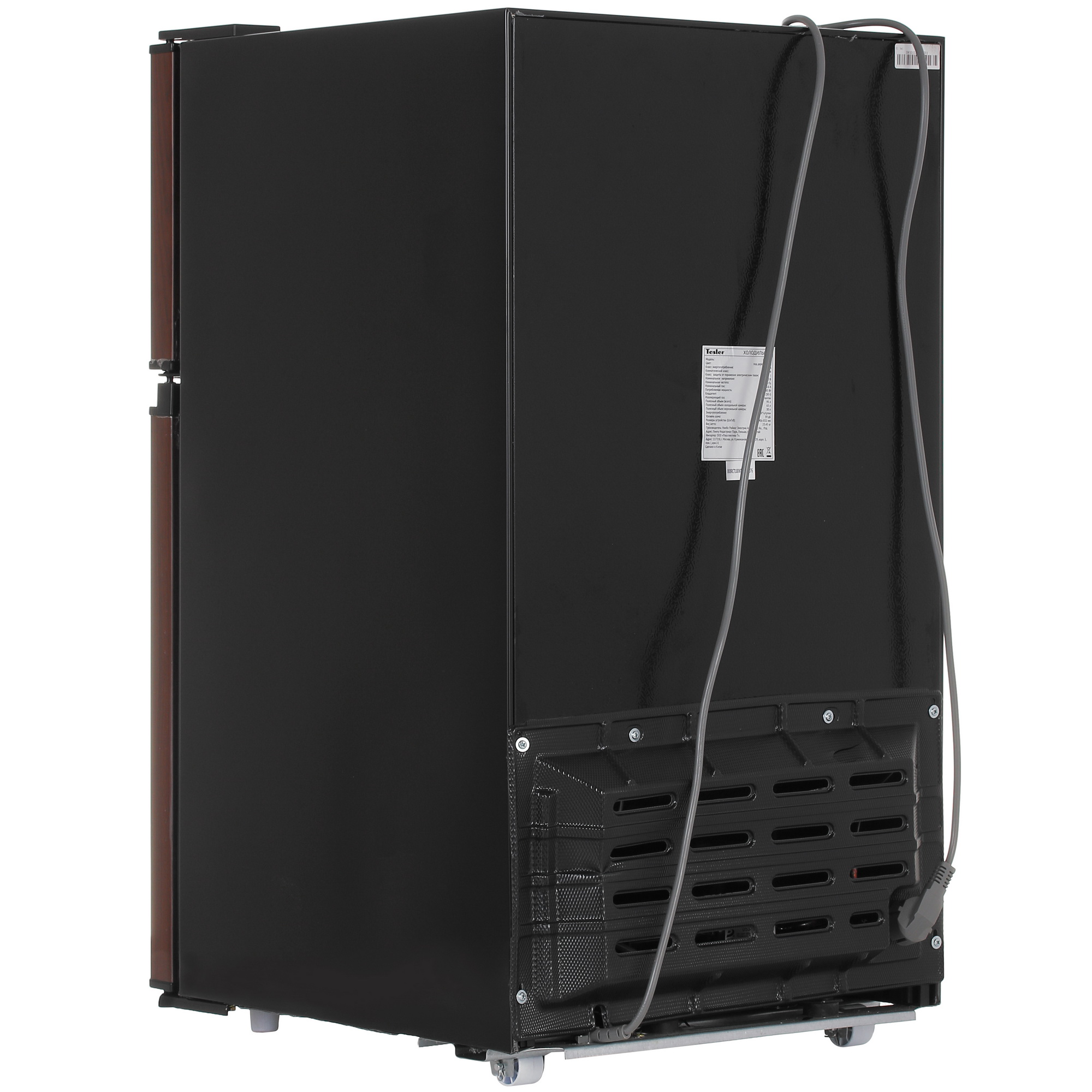 1023083 Холодильник компактный   Tesler RCT-100 коричневый STDN-0122931 - Вид №4
