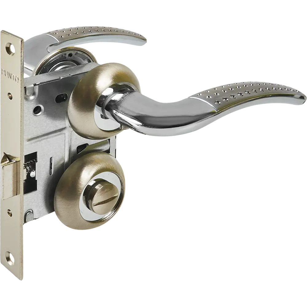 Дверные ручки PUNTO Logica с запорным механизмом для межкомнатных дверей 85202297 STLM-0902165