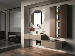 Birex Тумба под умывальник, лакированная Lapis