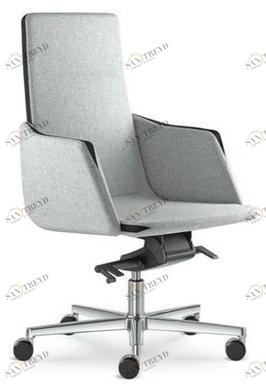 LD Seating Кресло руководителя вращающееся с подлокотниками и средней спинкой Harmony 832-h