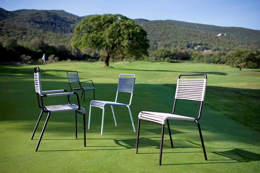 Unopiù Штабелируемый стул из железа и синтетической веревки Camargue Camse - Вид №3