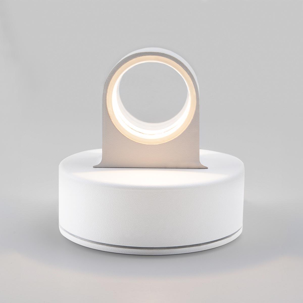 Уличный настенный светильник светодиодный 10х9,5х10 см белый Techno LED Glow 4690389150111 ELEKTROSTANDARD GLOW 00-3898506 Белый - Вид №1