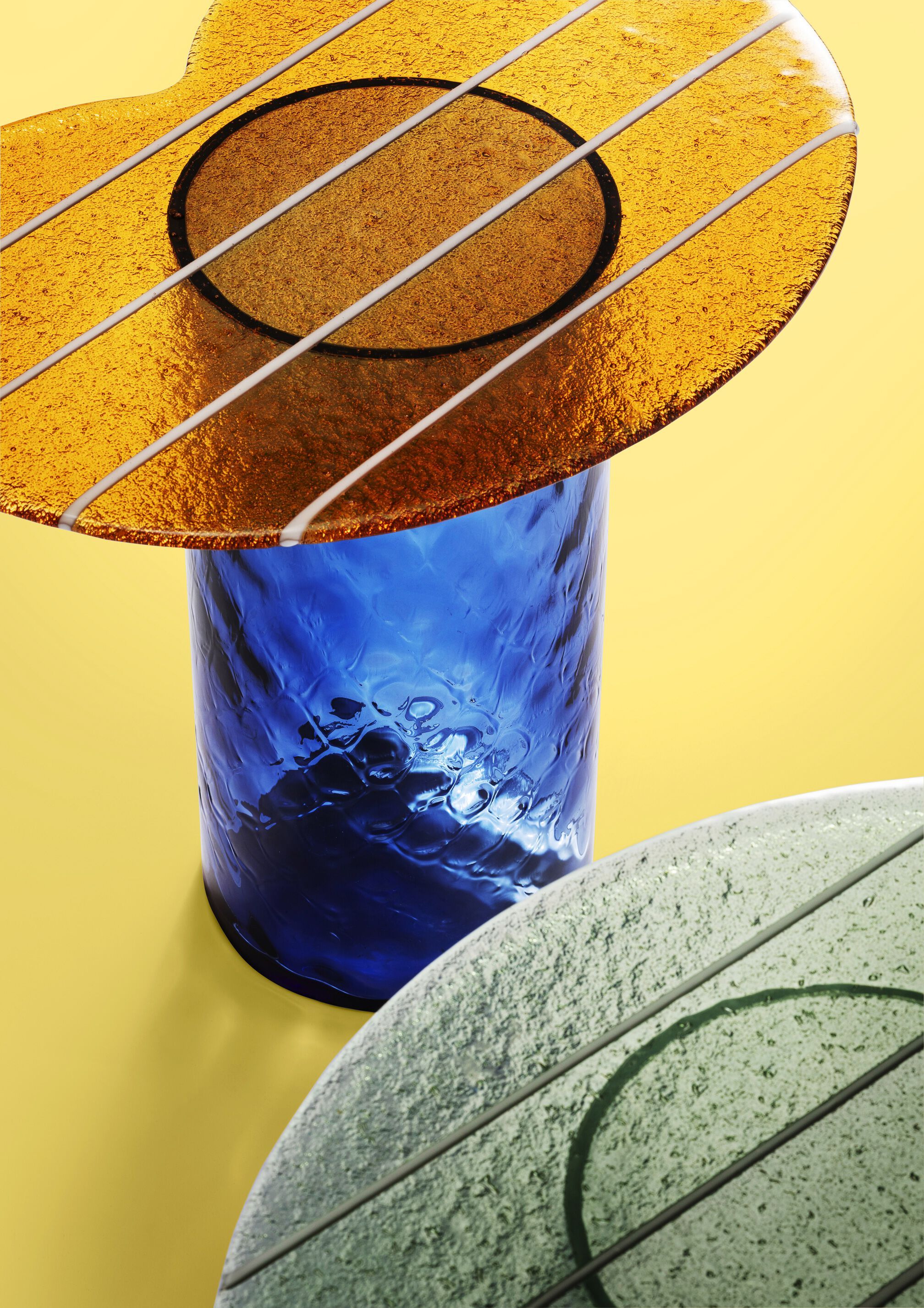 Журнальный столик из муранского стекла Miniforms Striche ARCH-00010680 - Вид №2