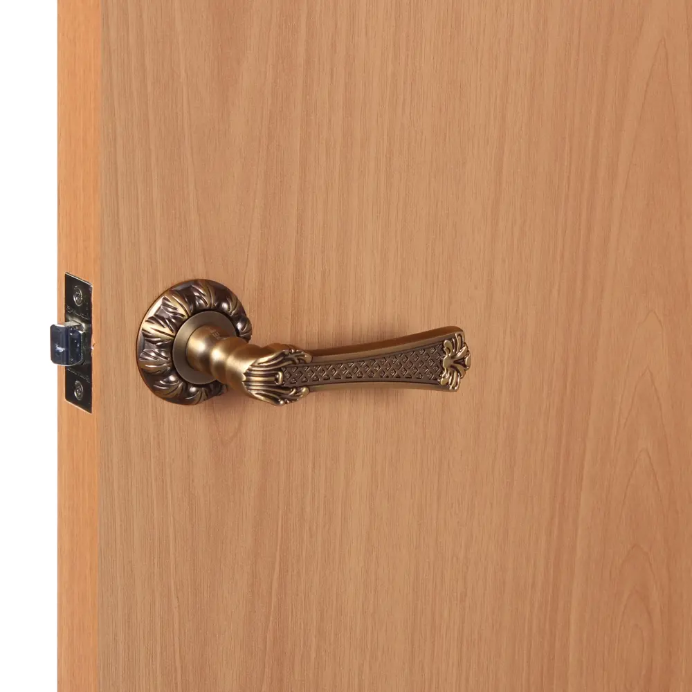 Ручки дверные на розетке Apecs H-2411-Z-AN, цвет античная бронза ARMEX STLM-2093485 - Вид №6