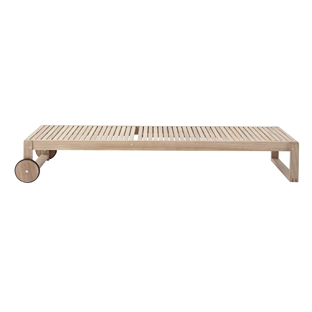 Шезлонг Naterial Solaris 196.5x71x30 см цвет бежевый 86549111 STLM-2180647  - Вид №4